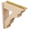 Ekena Millwork 7 1/2-in W x 24-in D x 28-in H Balboa Trad Rough Cedar Woodgrain TimberThane Outlooker, Primed Tan OUTUR075X24X28BOA04RCPR - alternate 3